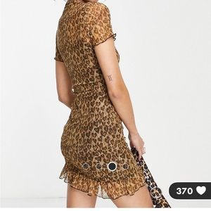 Cheetah Mini Dress by Daisy Street.